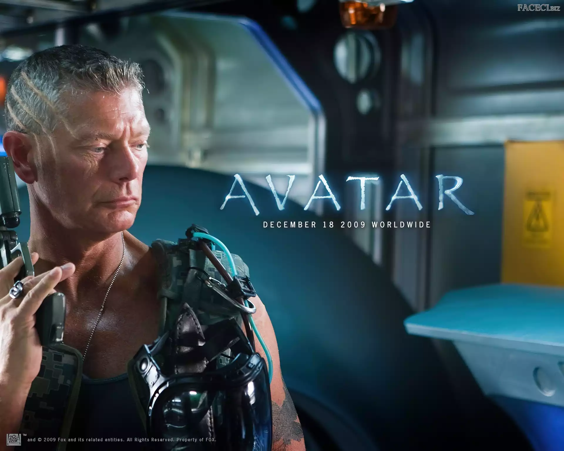 Broń, Stephen Lang, Avatar, Blizny